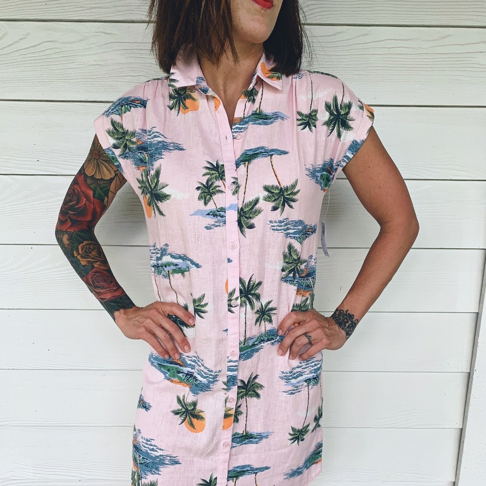 SHIRT DRESS~NEW~OLD NAVY~X SMALL